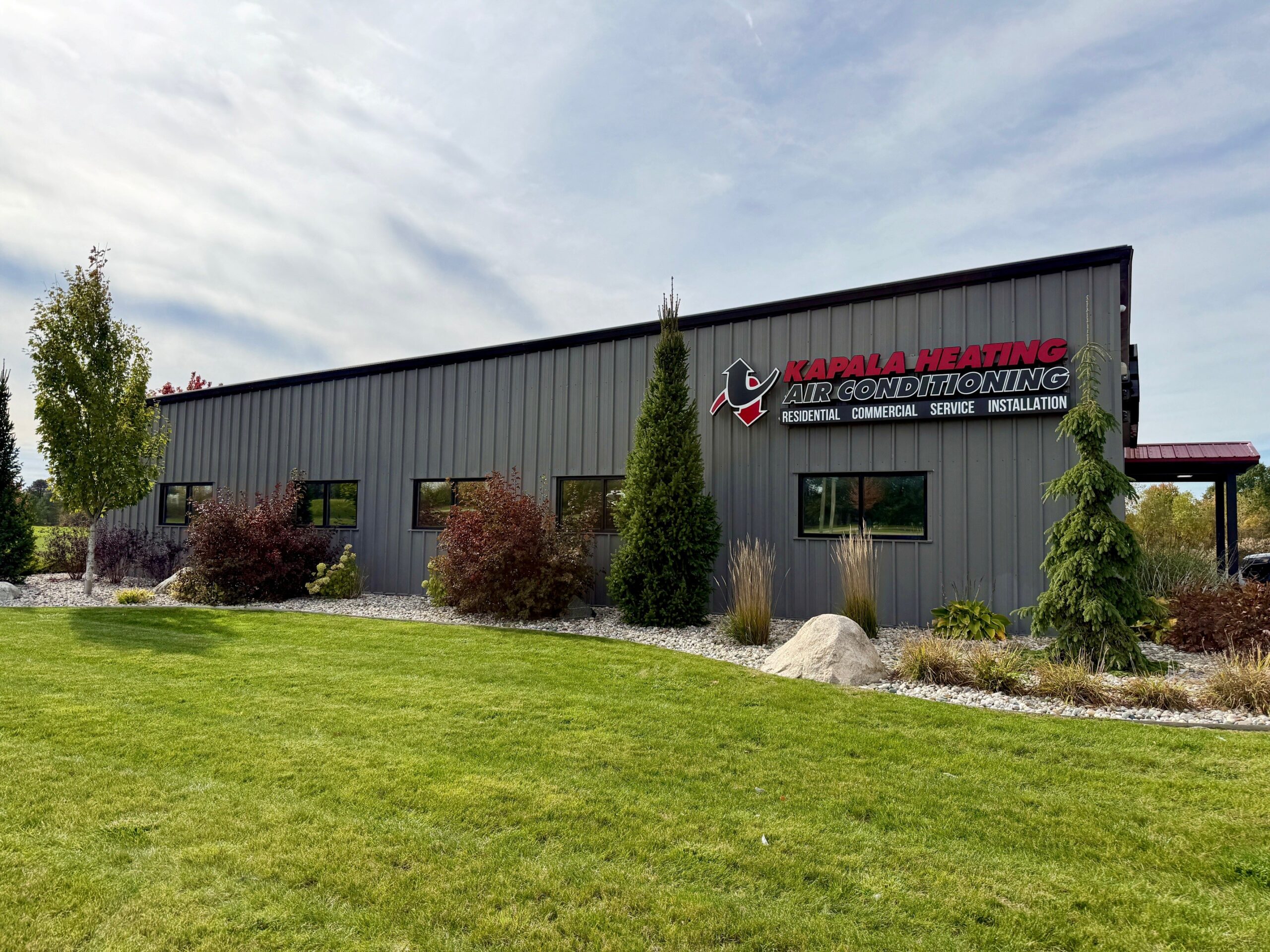 Kapala Heating & Air Conditioning storefront from an alternative angle.